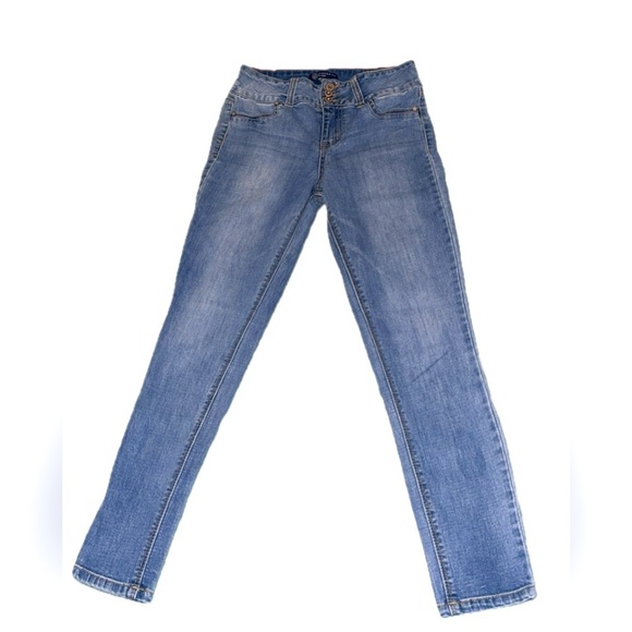 Boom Boom Jeans High-Waisted Skinny Jeans Medium Wash Size 9 - Picture 1 of 8